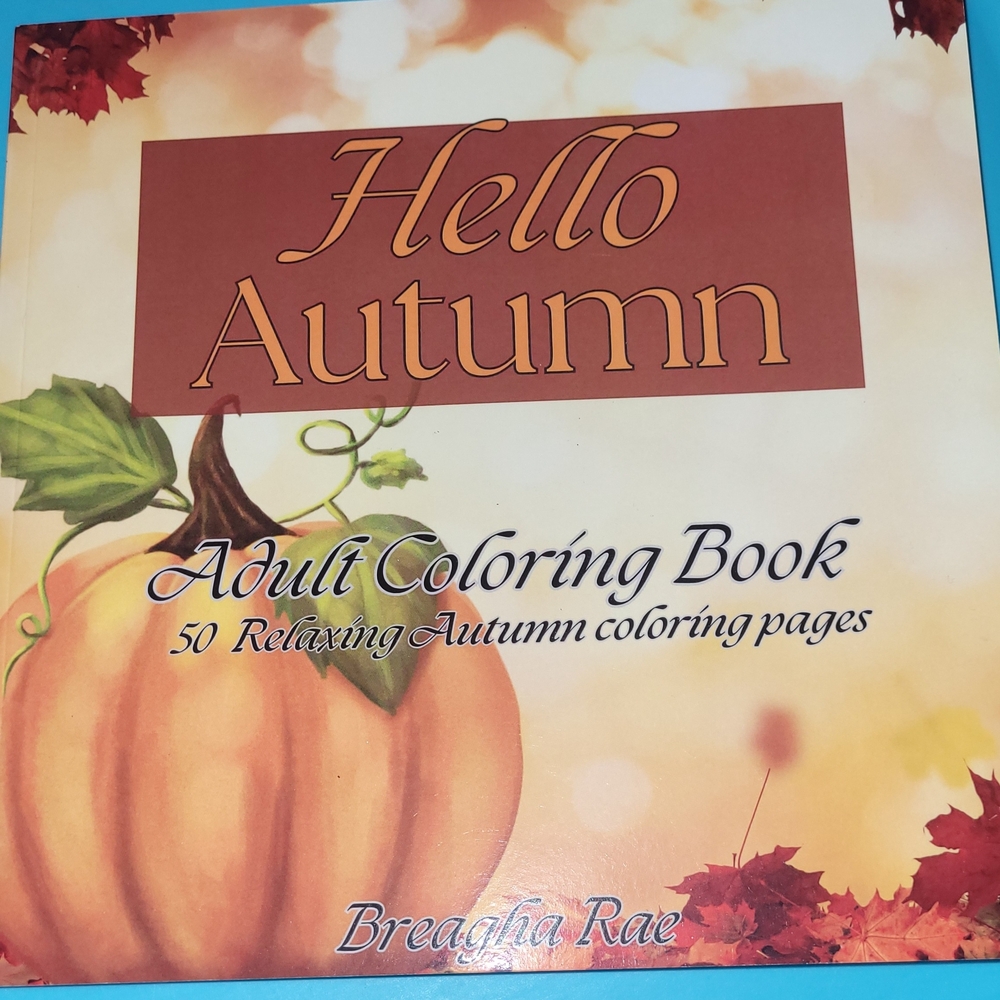 'Hello Autumn' Adult Coloring Book